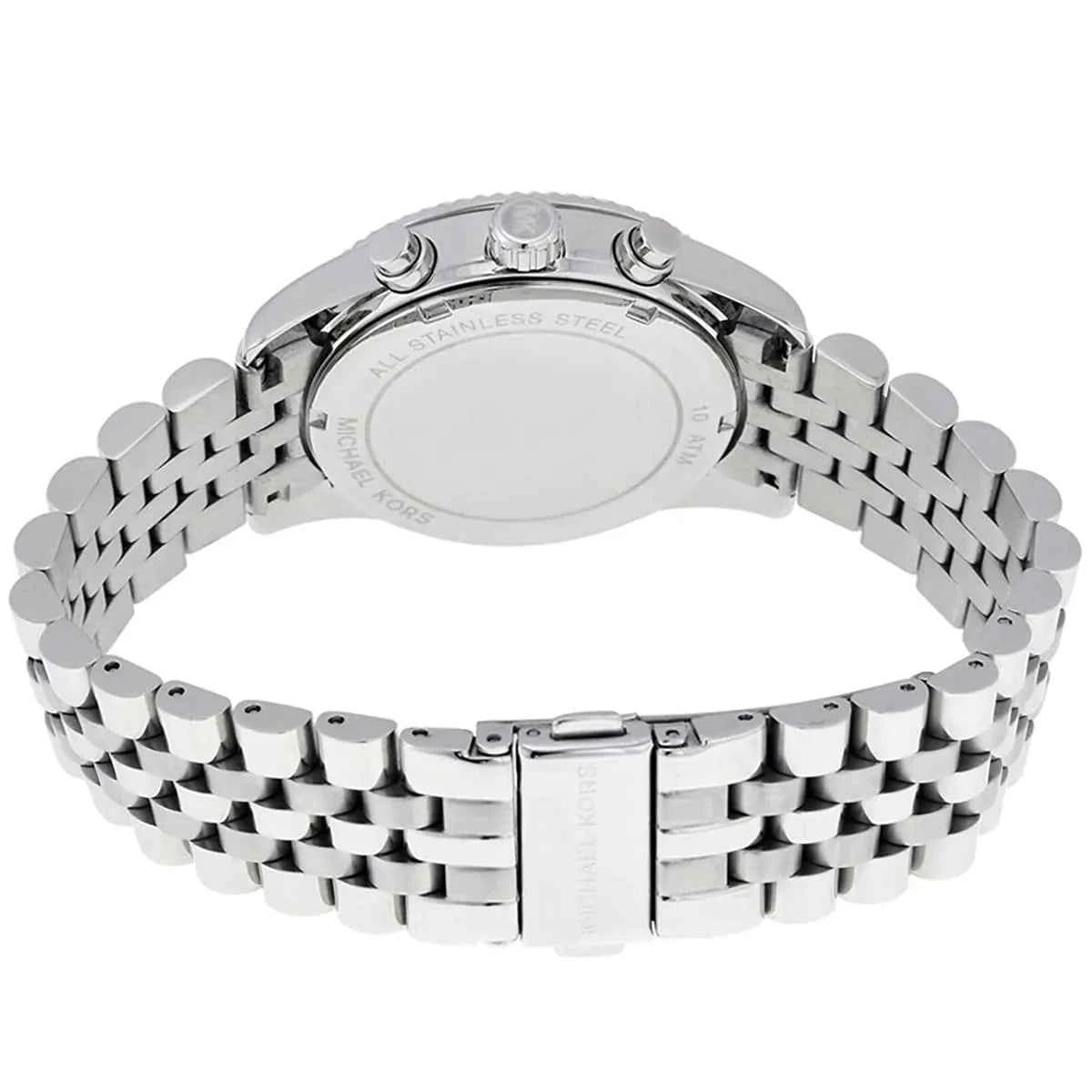 Michael Kors Lexington MK6221 Women's Brown Dial Stainless Steel Chronograph Watch