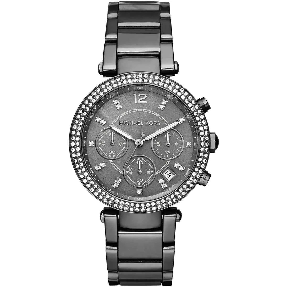 Michael Kors Parker MK6265 Women's Gray Dial Stainless Steel Chronograph Watch