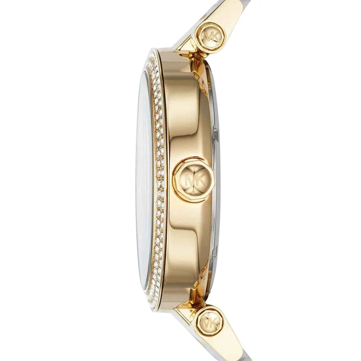 Michael Kors Parker MK6313 Women's Silver Dial Gold & White Bracelet Watch