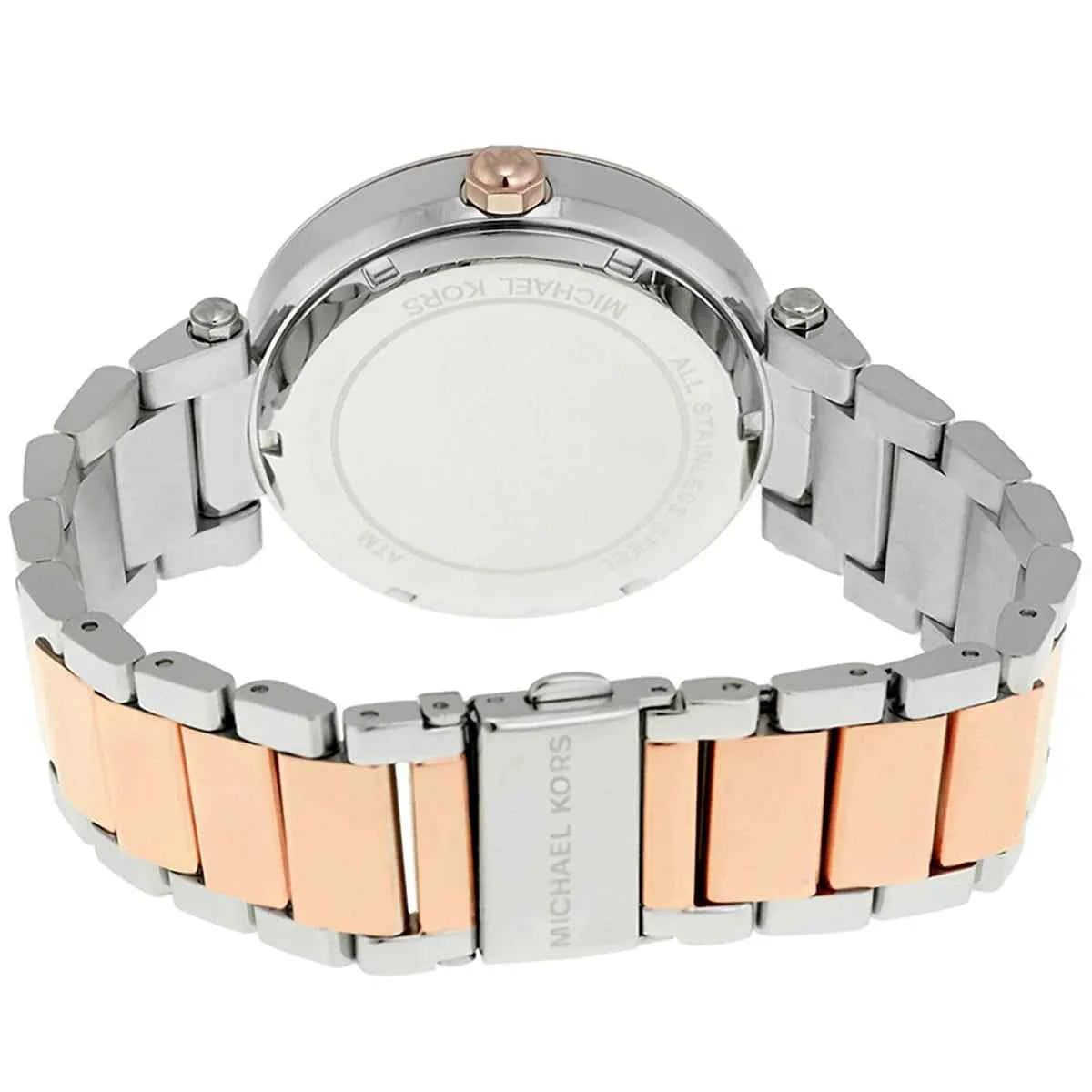Michael Kors Parker MK6314 Women's Silver Dial Two-Tone Stainless Steel Watch