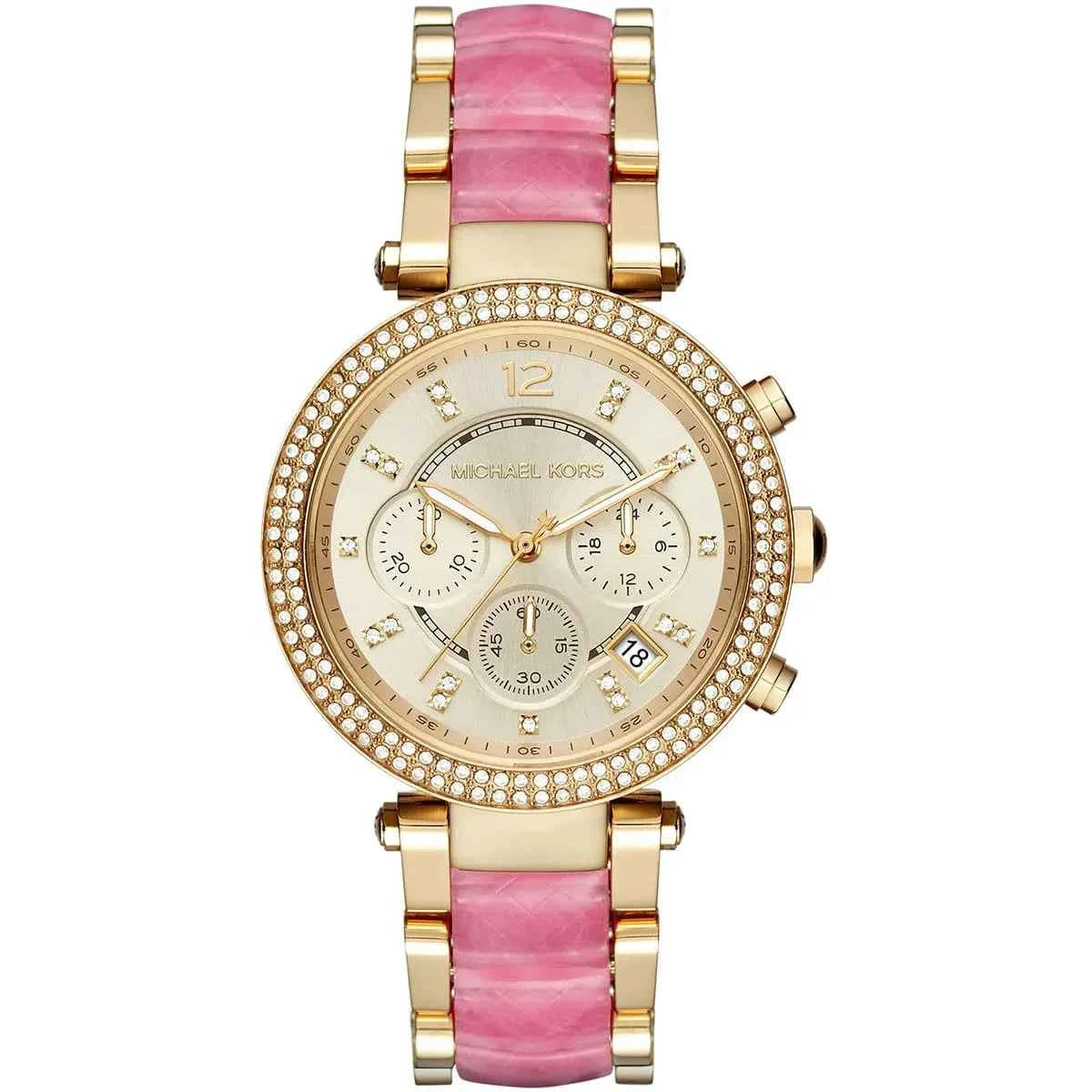 Michael Kors MK6363 Women's Gold Chronograph Watch