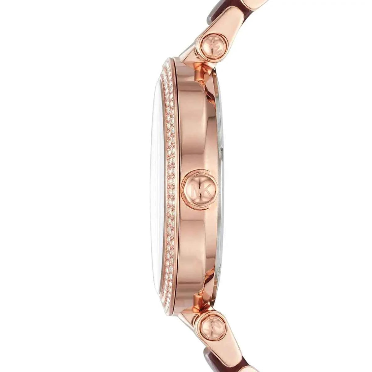 Michael Kors Parker MK6412 Women's Burgundy Dial Burgundy & Rose Gold Watch