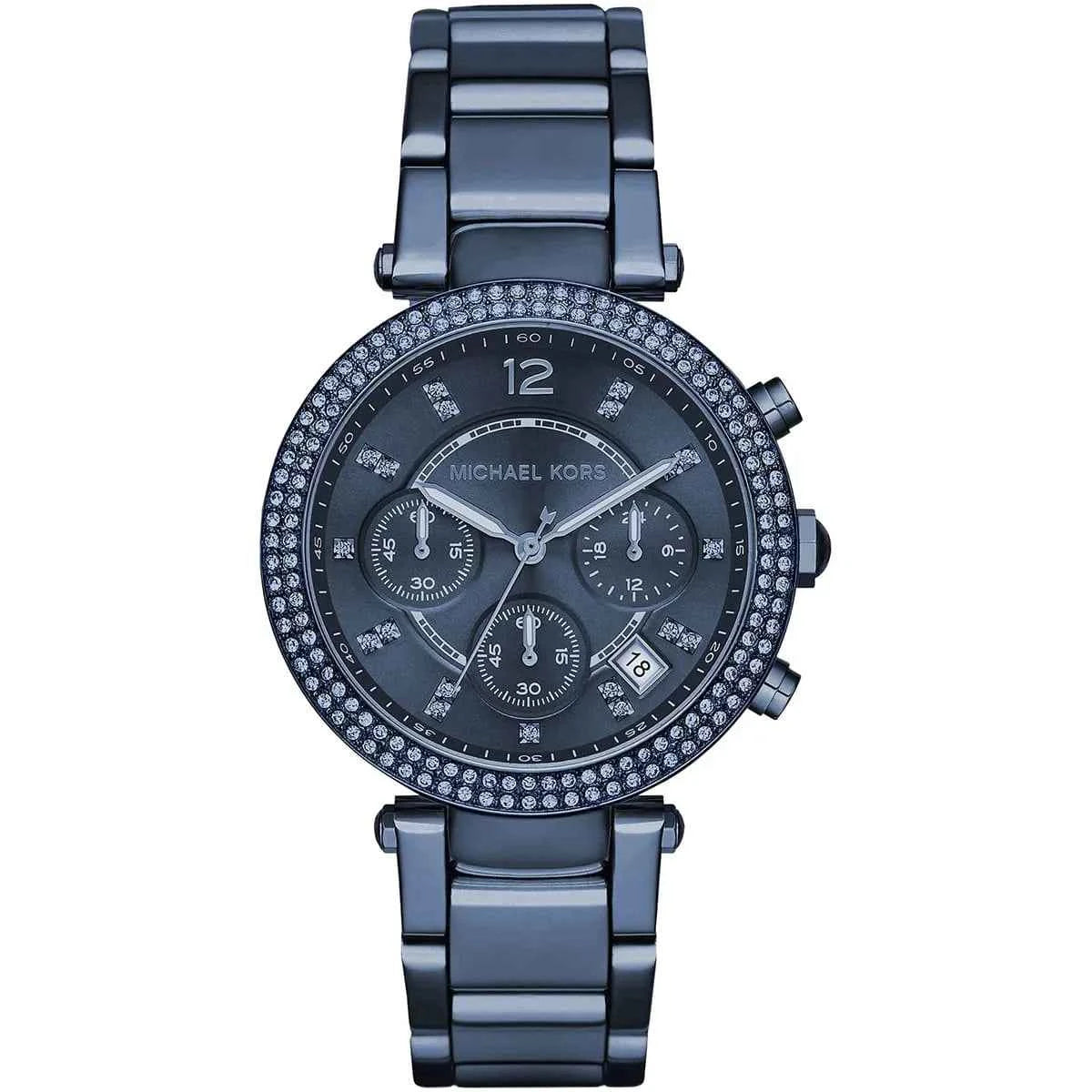 Michael Kors Parker MK6418 Women's Blue Dial Blue Chronograph Watch