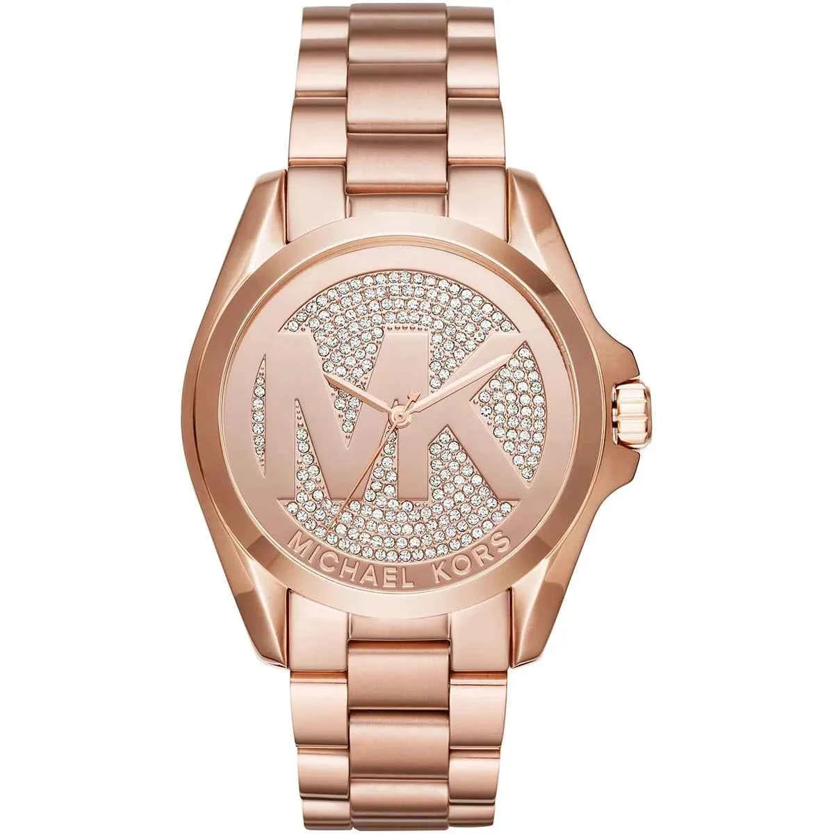 Michael Kors Bradshaw MK6437 Women's Rose Gold Dial Stainless Steel Watch