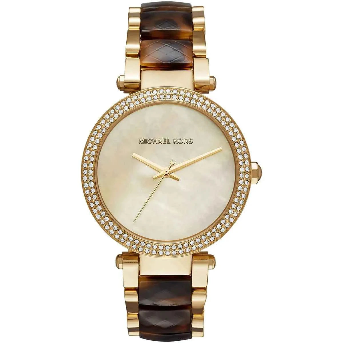 Michael Kors Parker MK6518 Women's Gold & Brown Watch