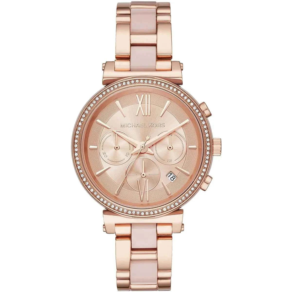 Michael Kors Sofie MK6560 Women's Rose Gold Chronograph Watch