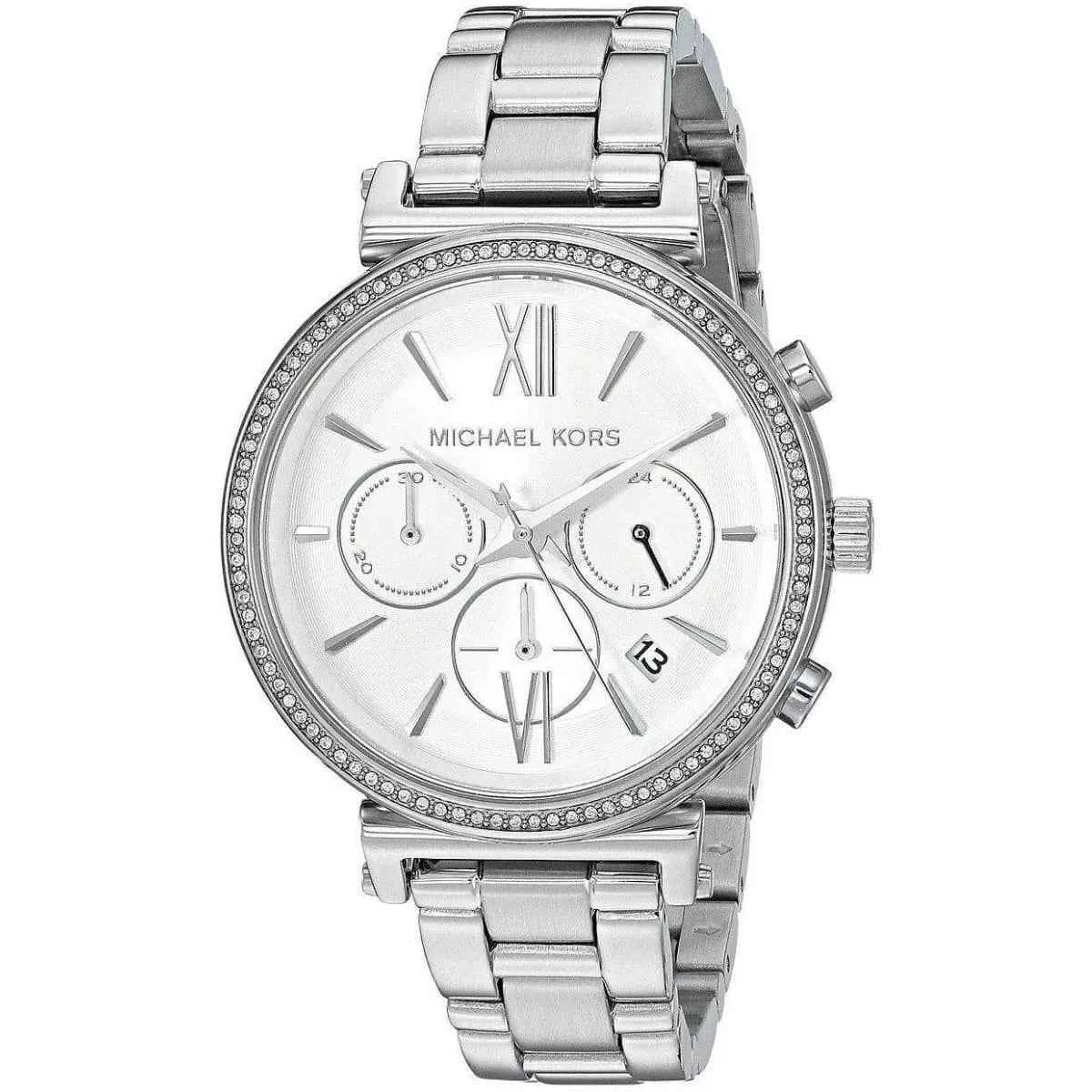 Michael Kors Sofie MK6575 Women's Silver Chronograph Watch