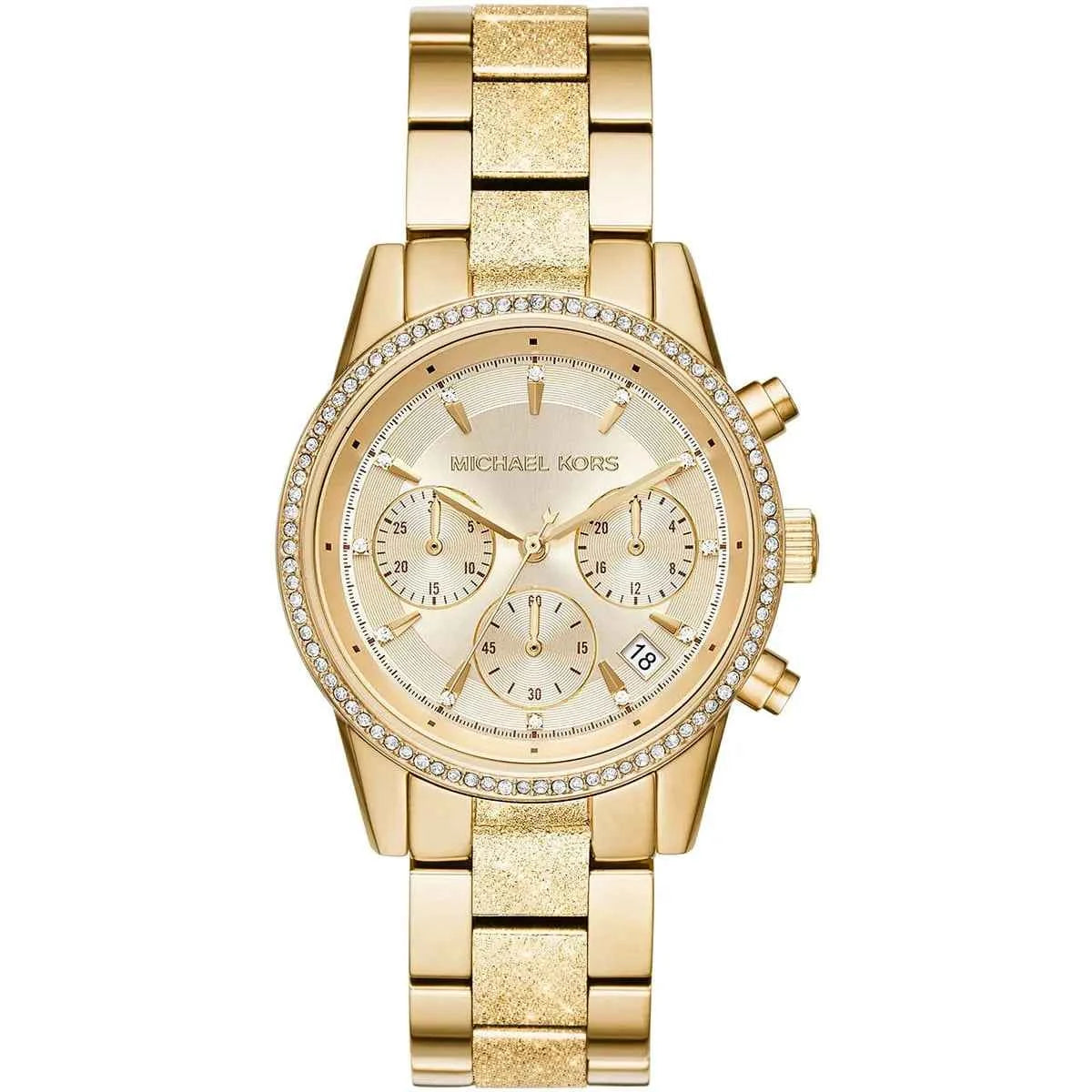 Michael Kors Ritz MK6597 Women's Gold Chronograph Watch