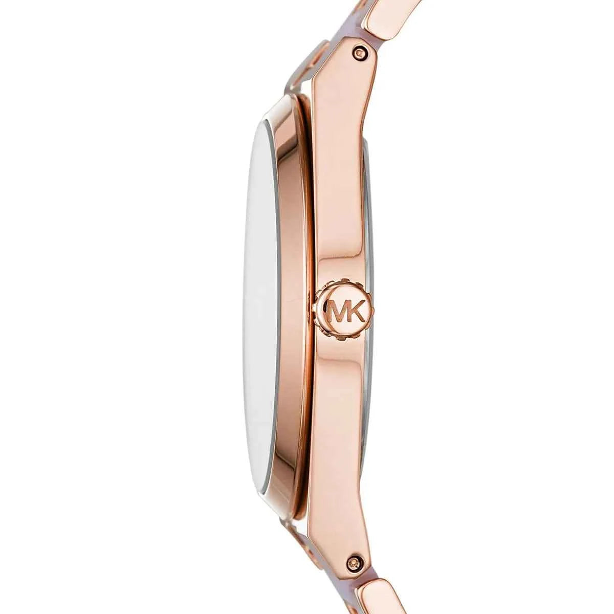 Michael Kors Channing MK6652 Women's Pink & Rose Gold Multi-Strap Watch