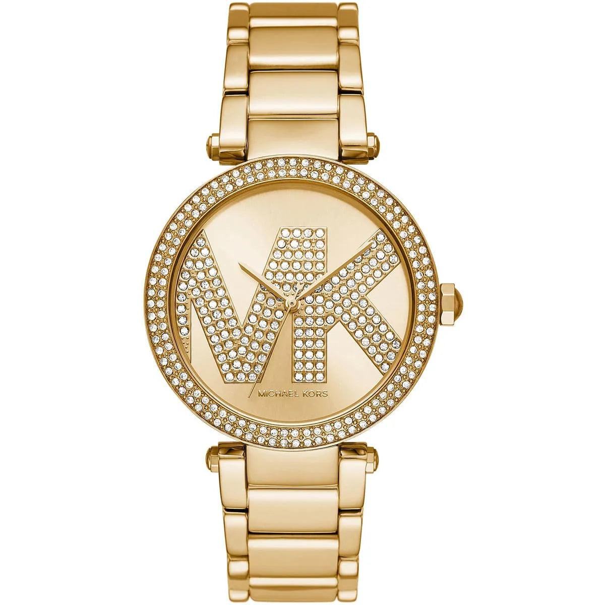 Michael Kors Parker MK6659 women's gold stainless steel watch front view