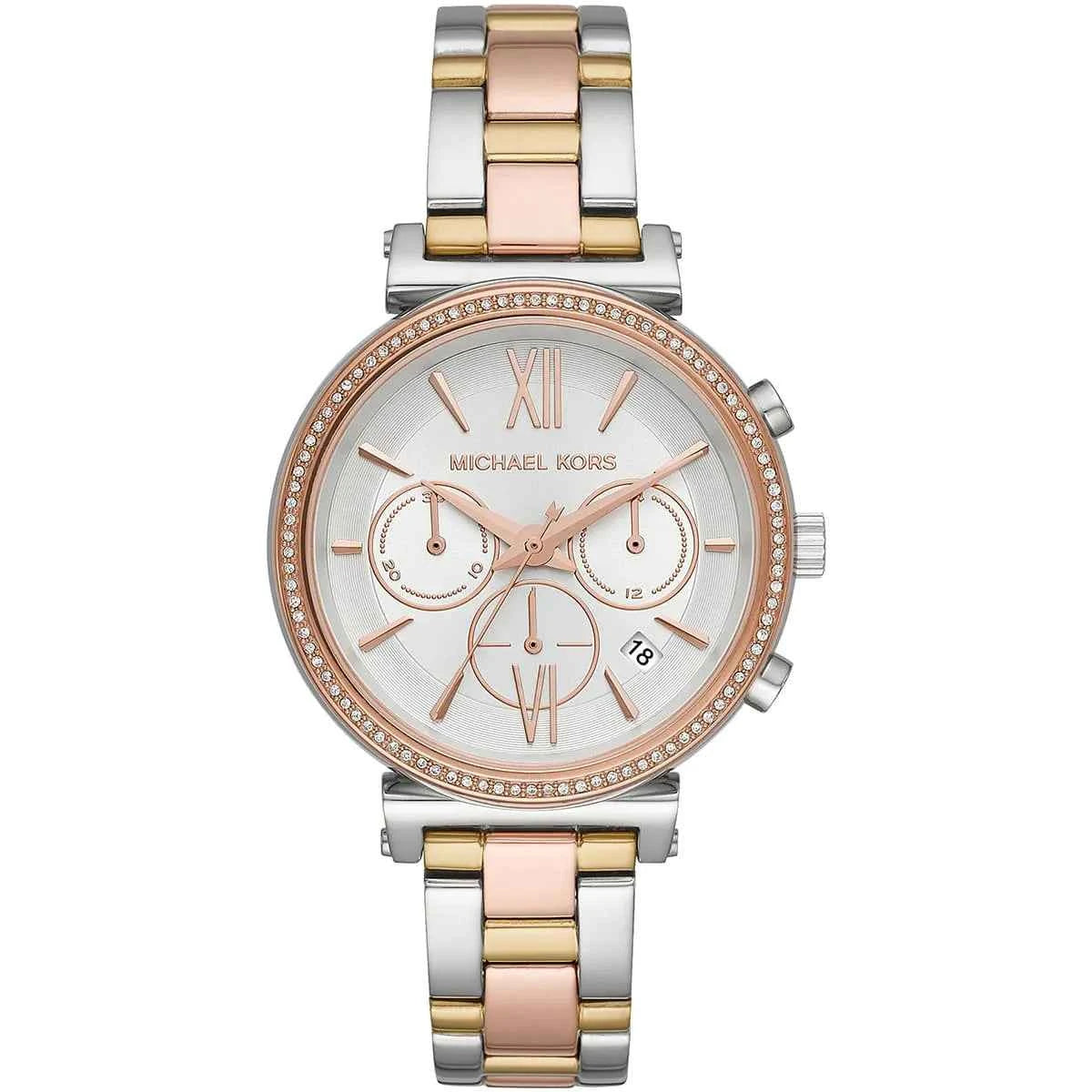 Michael Kors Sofie MK6688 Women's Multicolor Stainless Steel Chronograph Watch