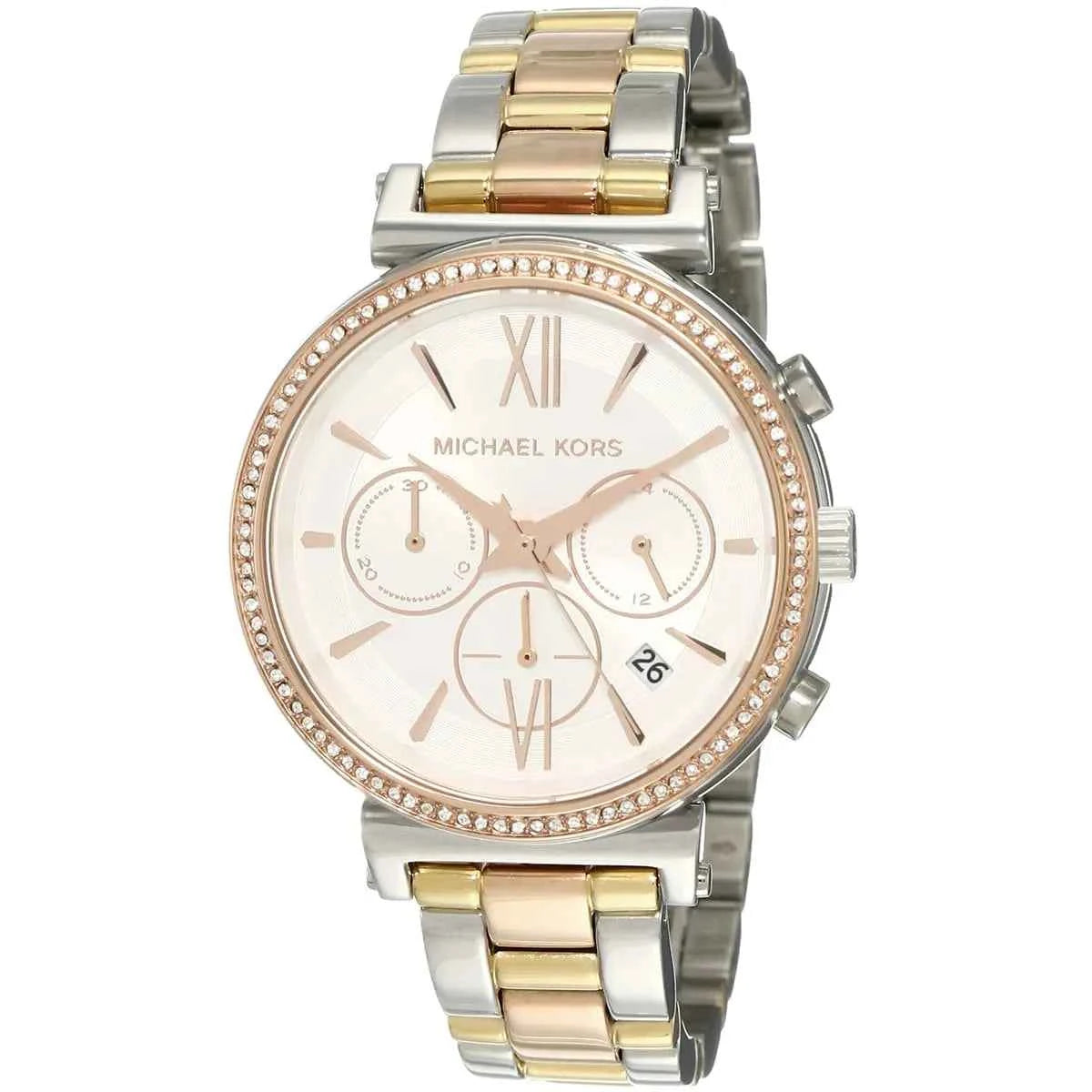 Michael Kors Sofie MK6688 Women's Multicolor Stainless Steel Chronograph Watch