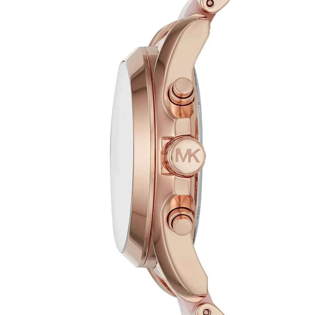 Michael Kors Bradshaw MK6830 Women's Pink Dial Pink & Rose Gold Chronograph Watch