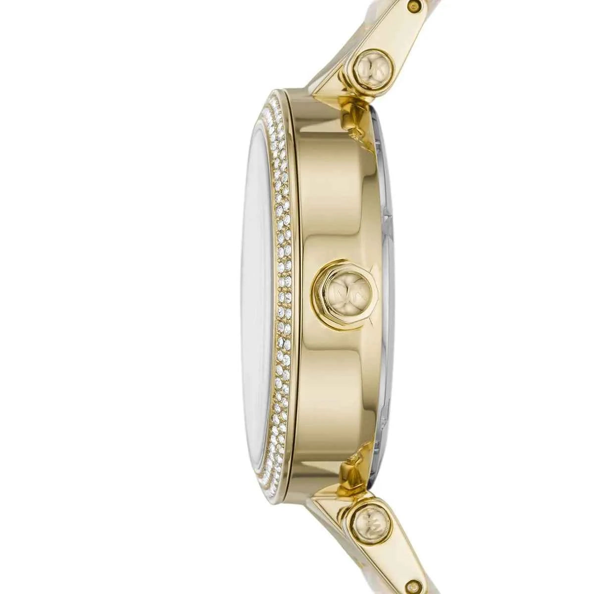 Michael Kors Parker MK6833 Women's Gold Dial Gold & Beige Watch