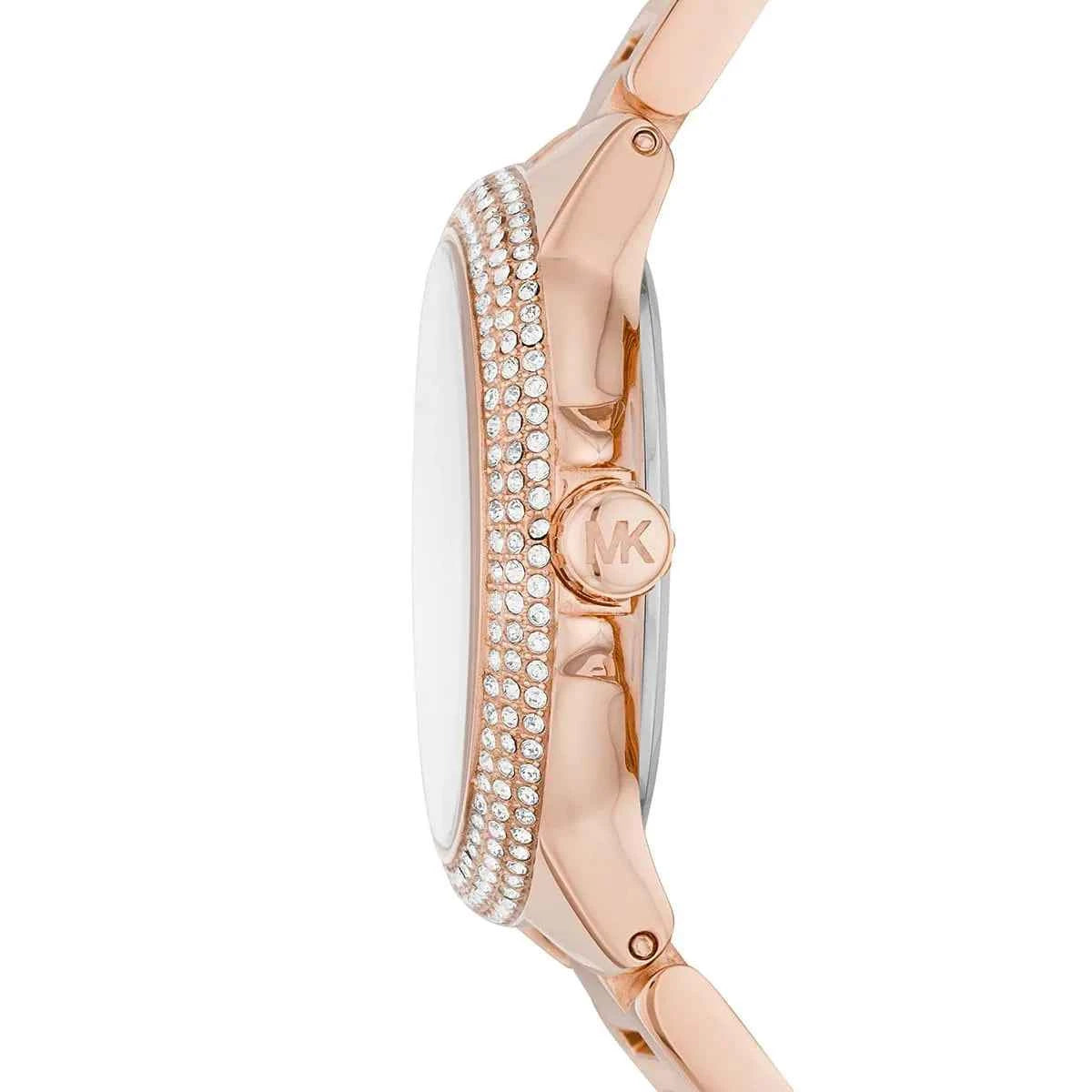Michael Kors Camille MK6845 Women's White Dial Rose Gold Stainless Steel Watch