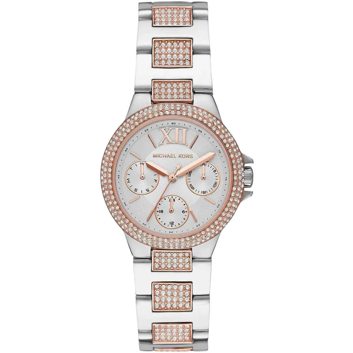 Michael Kors Camille MK6846 Women's Silver Dial Two-Tone Stainless Steel Watch