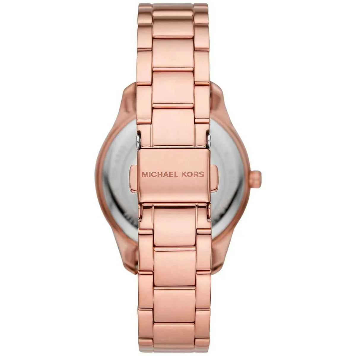 Michael Kors Layton MK6893 Women's Pink Dial Rose Gold Stainless Steel Watch