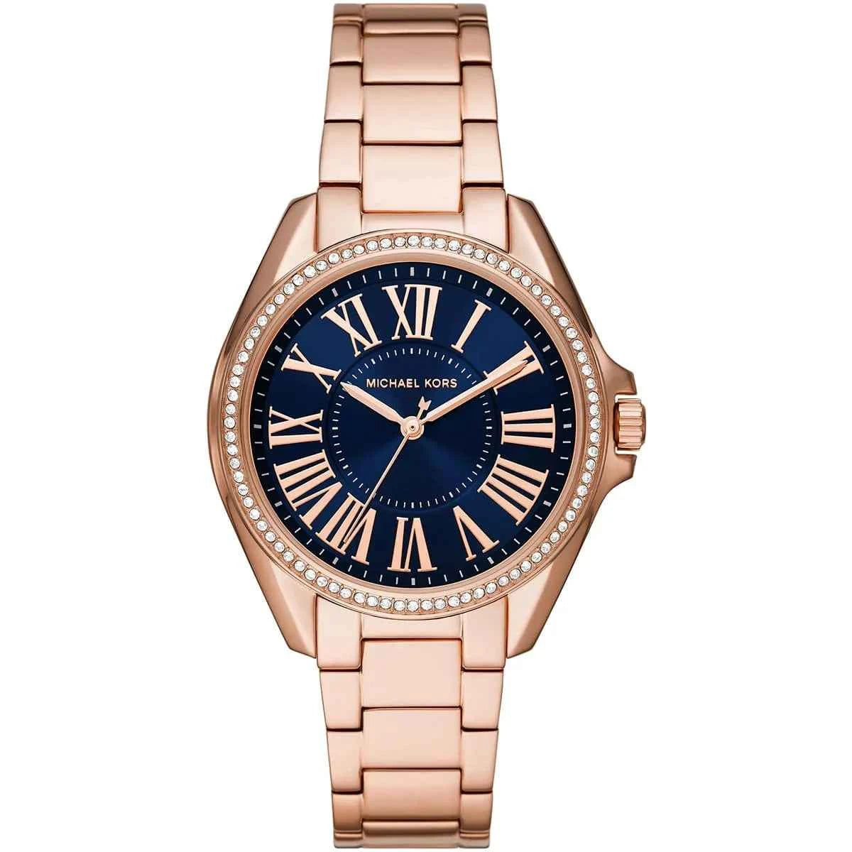 Michael Kors Kacie MK6930 Women's Rose Gold Blue Dial Watch