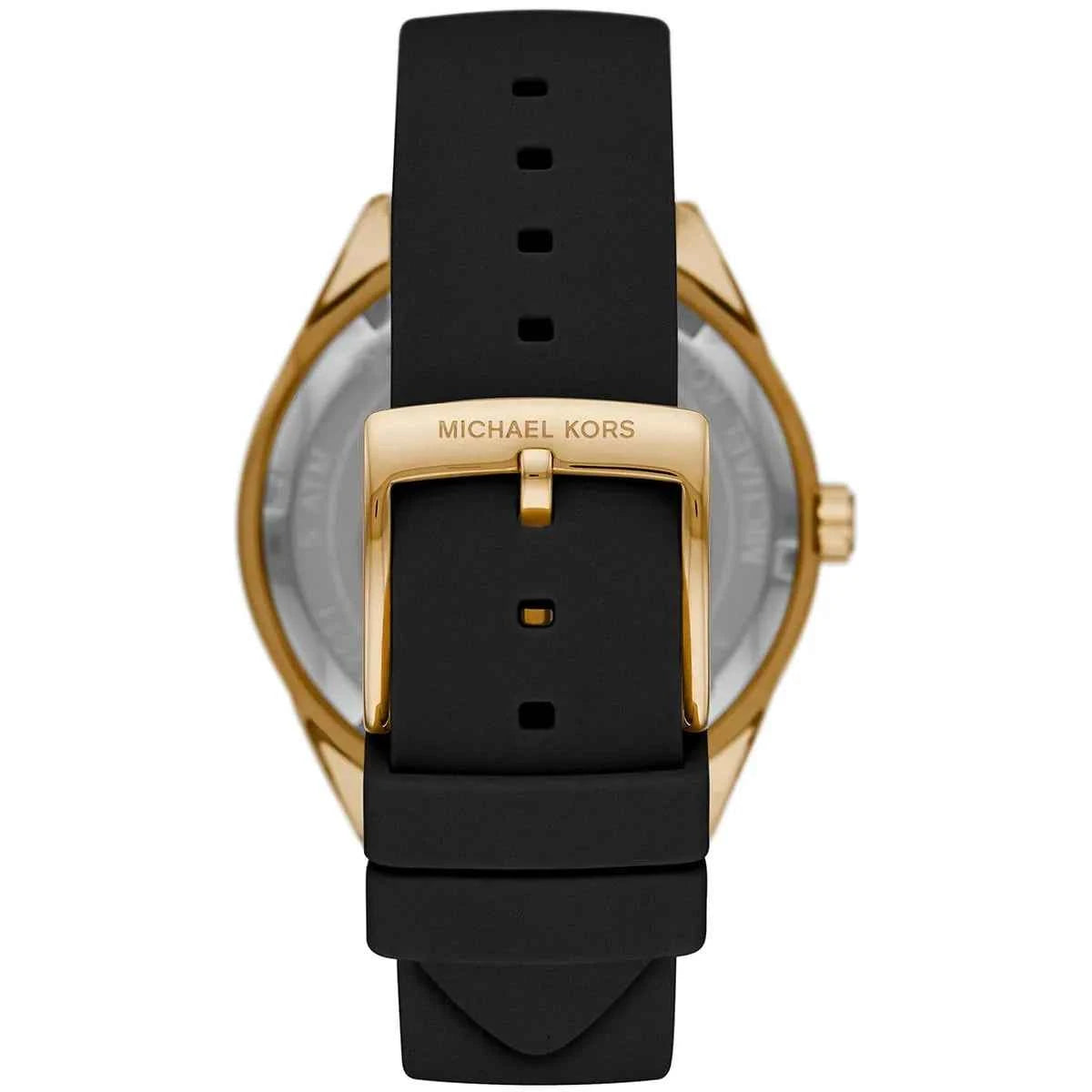 Michael Kors Jessa MK6944 Women's Black Dial Black Silicone Rubber Watch