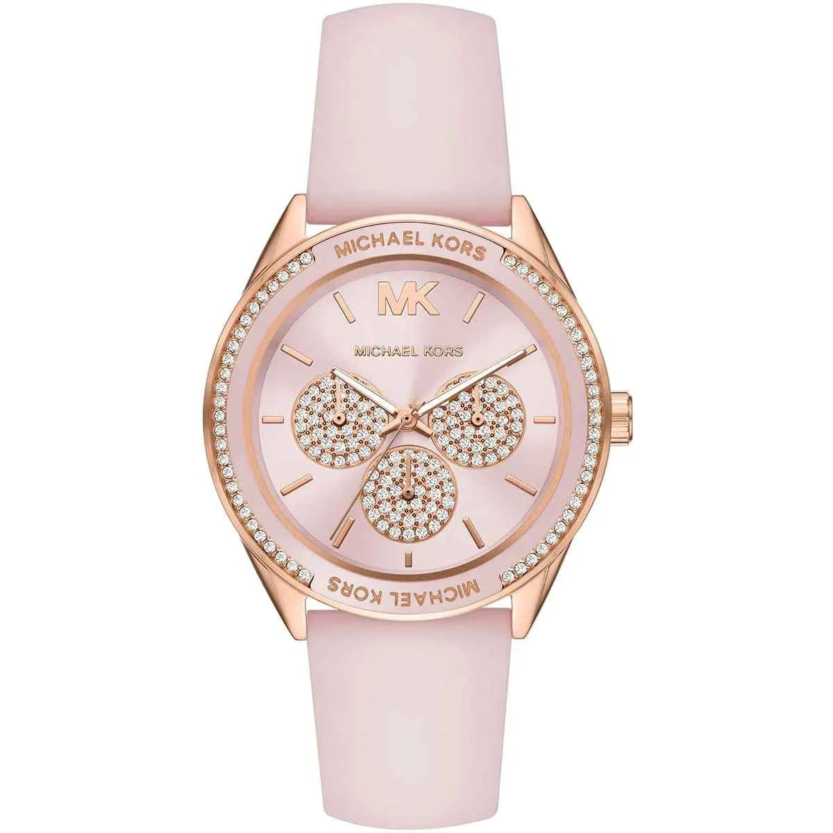 Michael Kors Jessa MK6946 Women's Pink Dial Pink Leather Watch