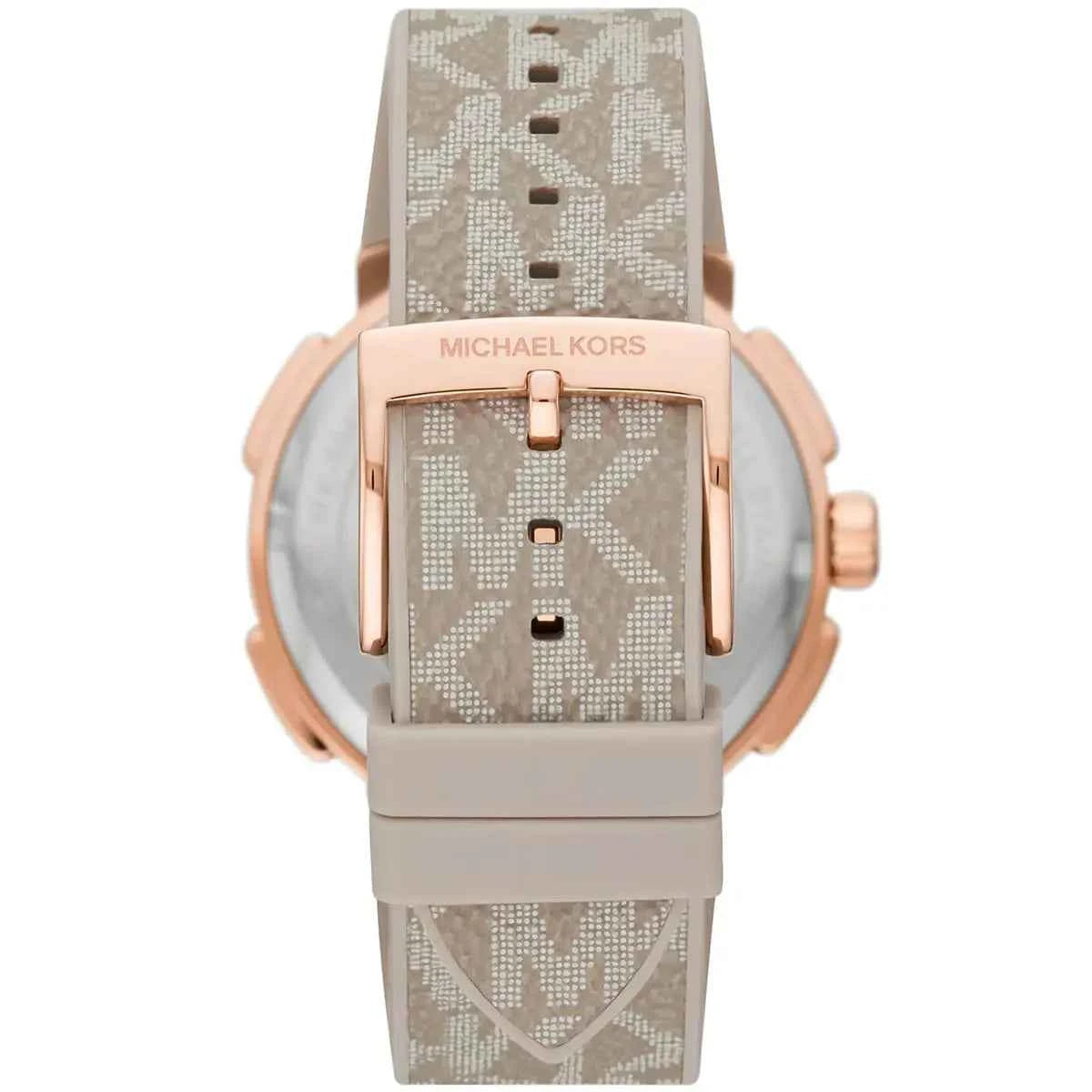 Michael Kors Sidney MK6949 Women's White Dial Gray Polyurethane Strap Watch
