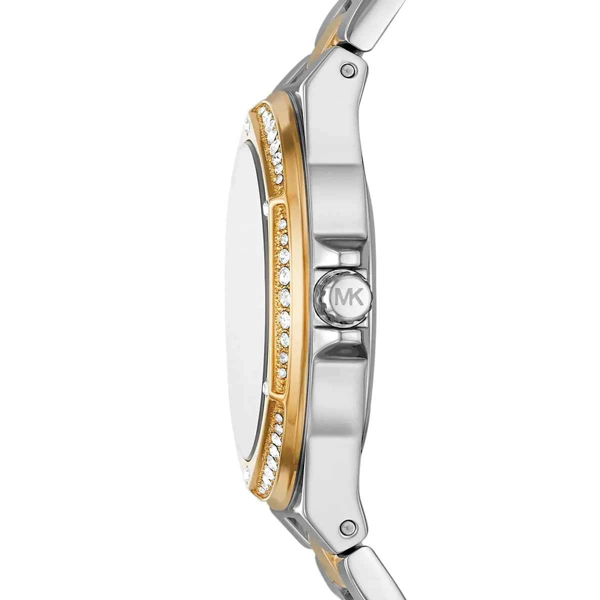 Michael Kors Lennox MK6988 Women's Gold Dial Two-Tone Stainless Steel Watch