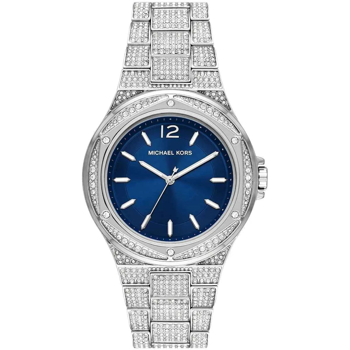 Michael Kors Lennox MK6990 Women's Blue Dial Silver Stainless Steel Watch