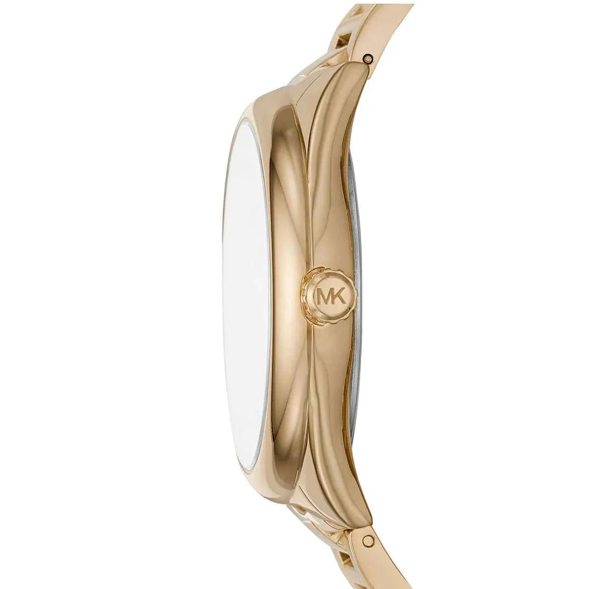Michael Kors Janelle MK7086 Women's Gold Dial Gold Stainless Steel Watch
