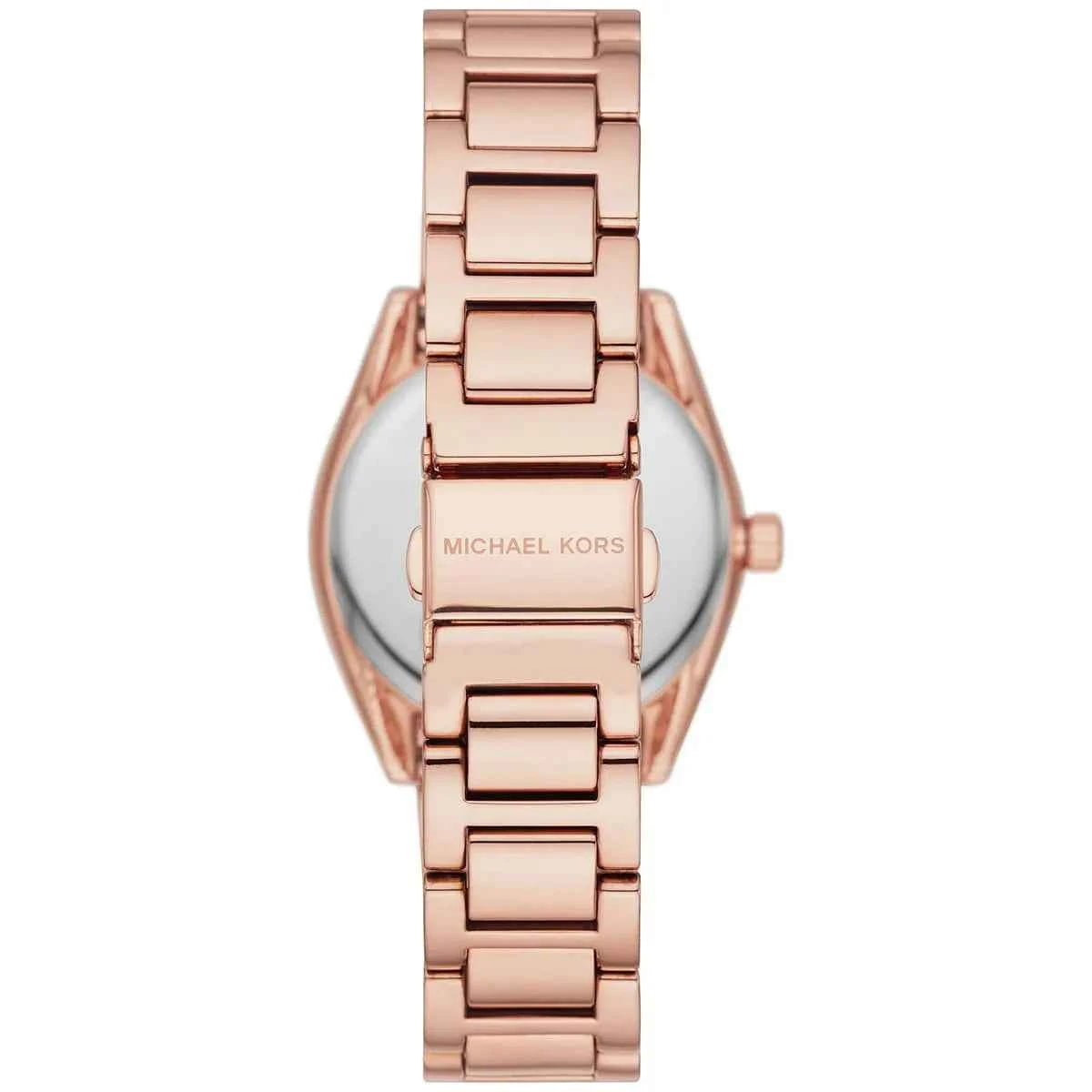 Michael Kors Janelle MK7131 Women's White Dial White & Rose Gold Multi Strap Watch