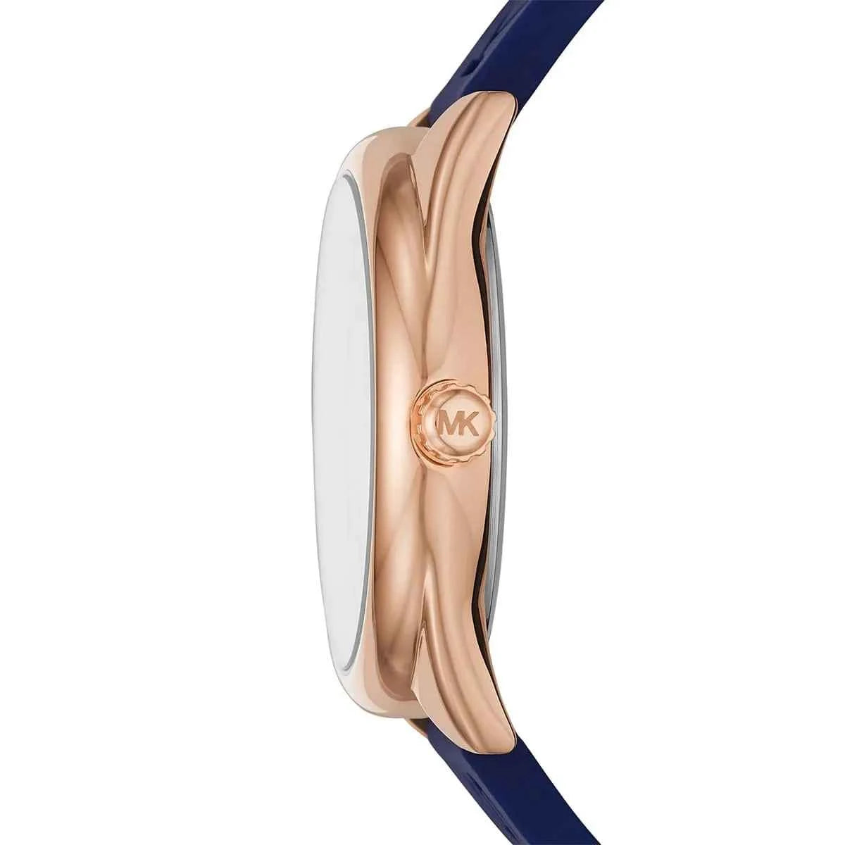 Michael Kors Janelle MK7140 Women's Blue Dial Blue Silicone Strap Watch