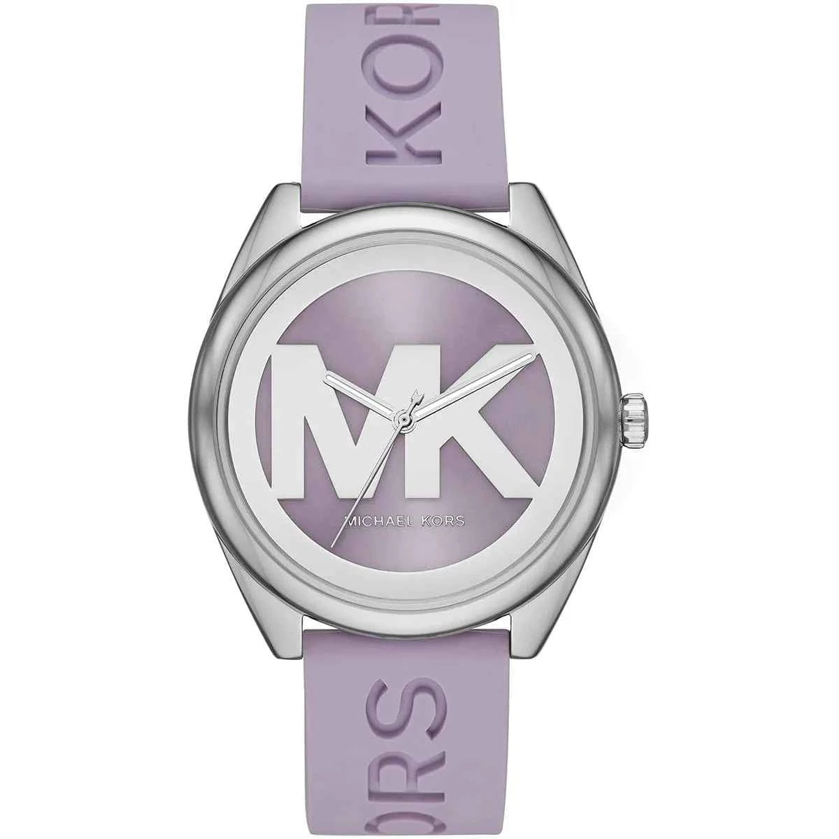 Michael Kors Janelle MK7143 Women's Purple Dial Purple Silicone Strap Watch