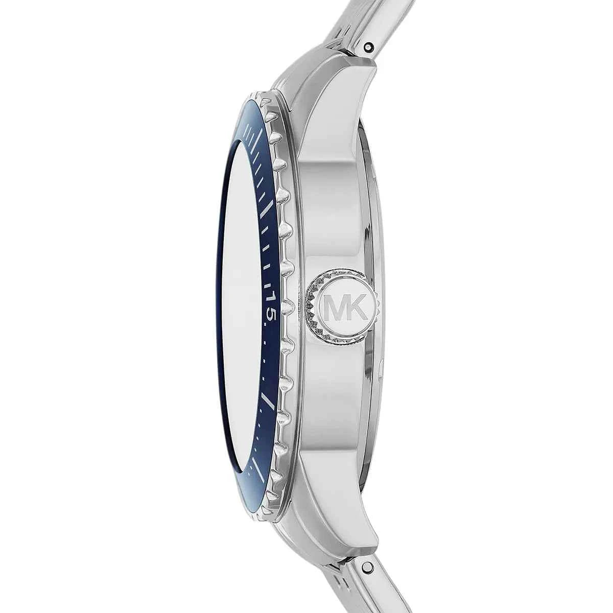 Michael Kors Cunningham MK7153 Men's Blue Dial Silver Stainless Steel Watch