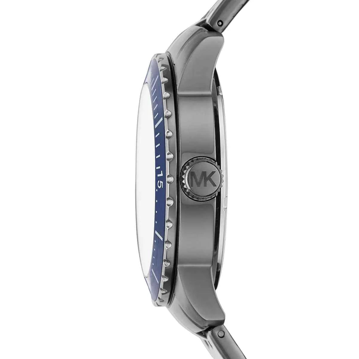 Michael Kors Cunningham MK7155 Men's Blue Dial Gray Stainless Steel Watch