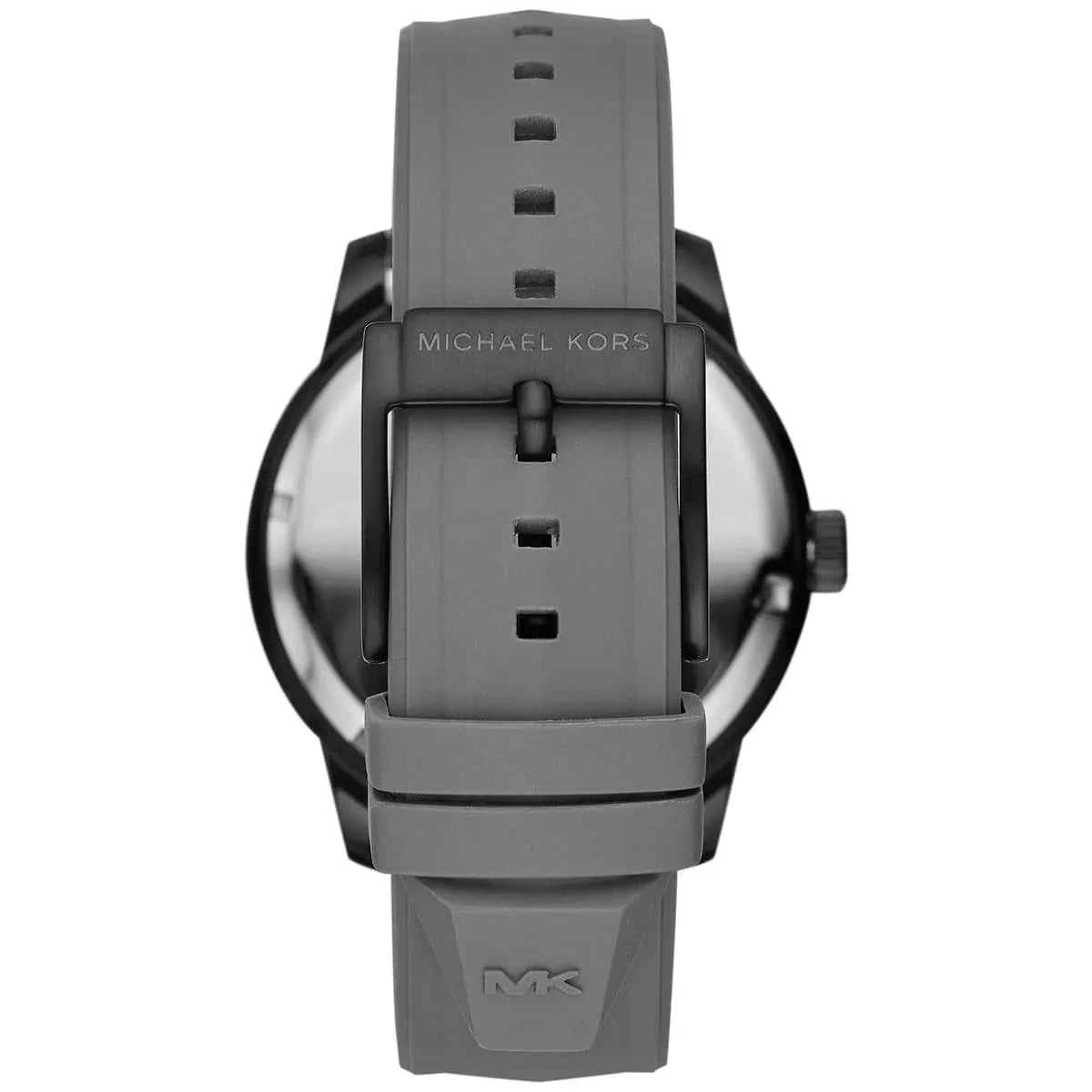Michael Kors Cunningham MK7164 Men's Gray Dial Gray Silicone Strap Watch