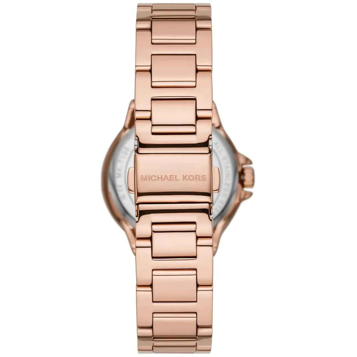Michael Kors Camille MK7197 Women's Pink Dial Rose Gold Stainless Steel Watch