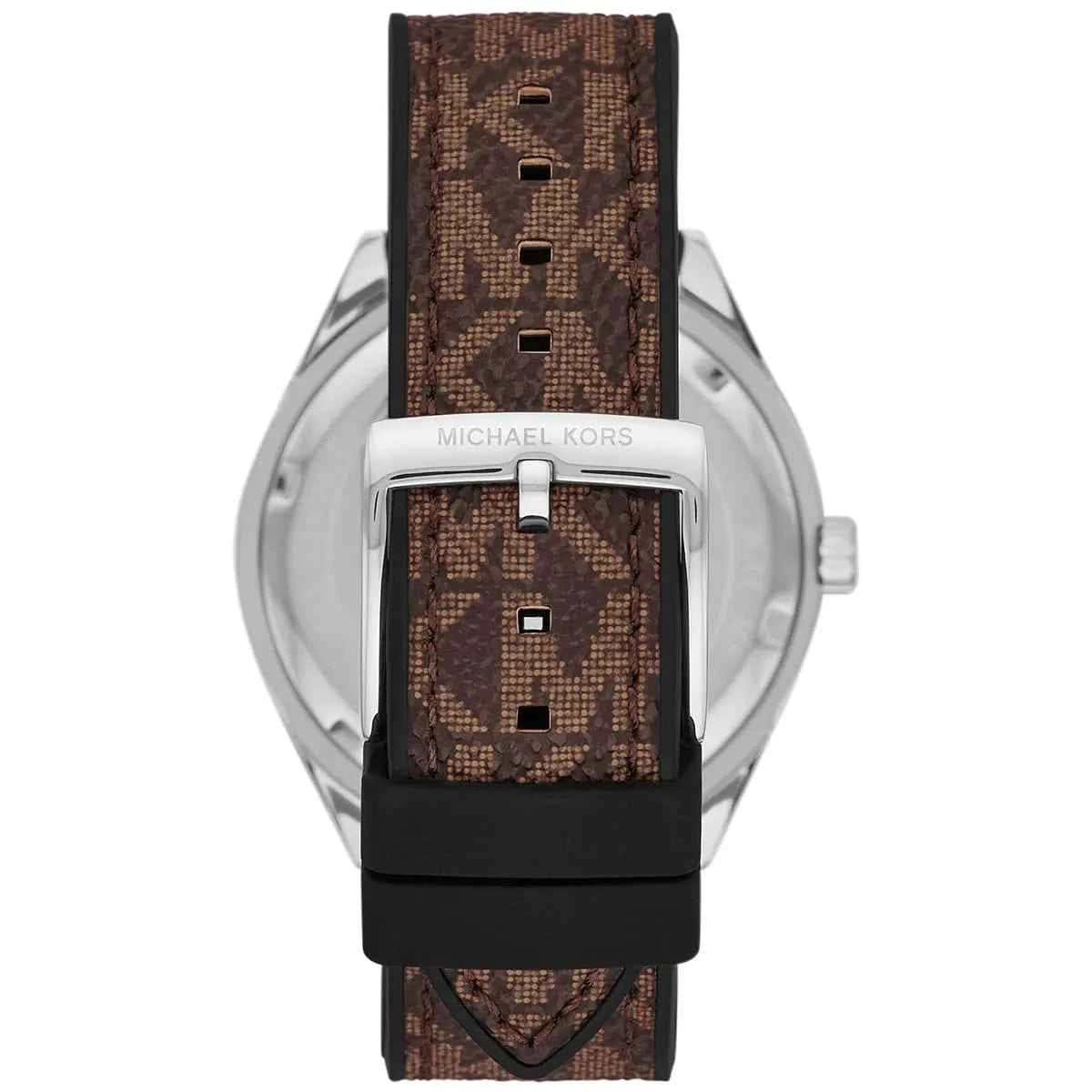 Michael Kors Jessa MK7205 Women's Silver Dial Brown Polyurethane Strap Watch