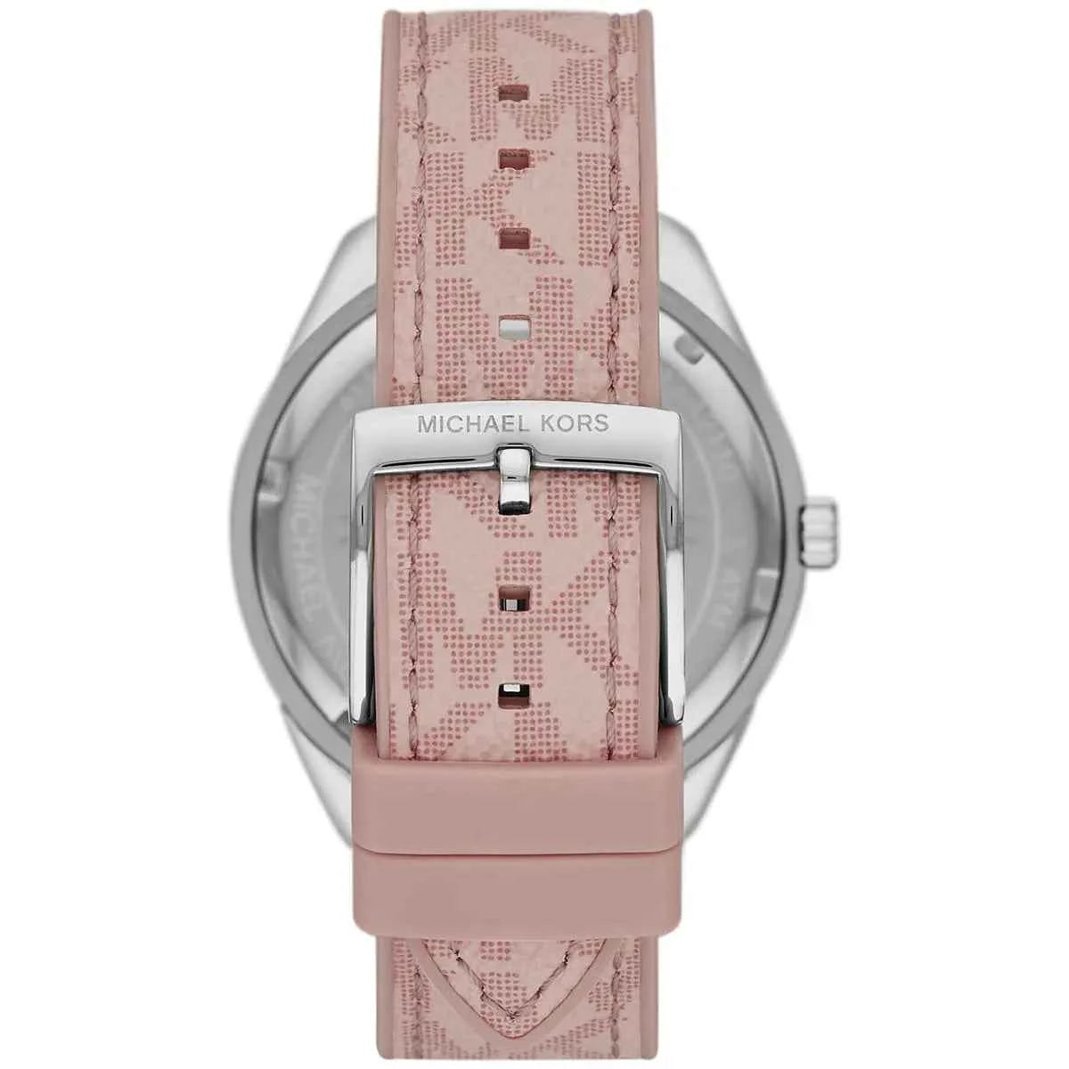 Michael Kors Jessa MK7206 Women's Silver Dial Pink Polyurethane Strap Watch