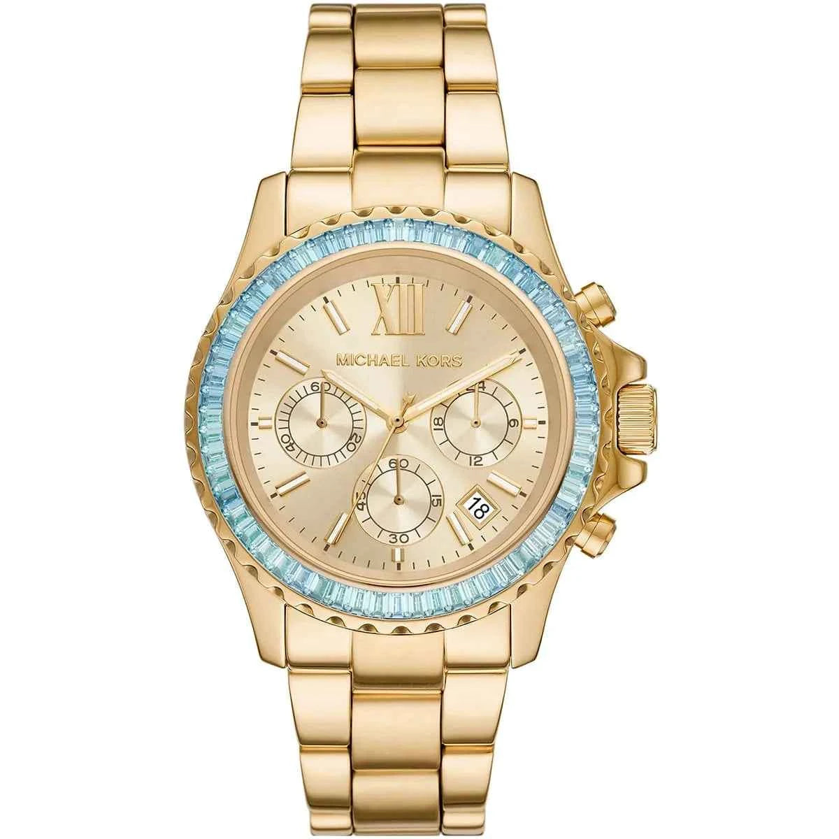 Michael Kors Everest MK7210 Women's Gold Dial Gold Stainless Steel Watch