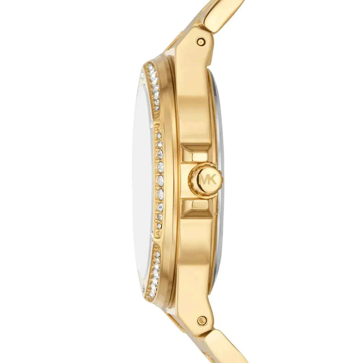 Michael Kors Lennox MK7229 Women's Gold Dial Gold Stainless Steel Watch