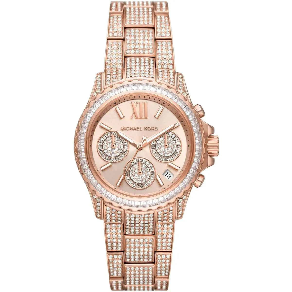 Michael Kors Everest MK7235 Women's Rose Gold Dial Rose Gold Stainless Steel Watch