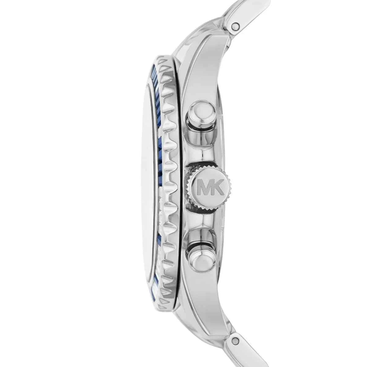 Michael Kors Everest MK7237 Women's Blue Dial Silver Stainless Steel Chronograph Watch