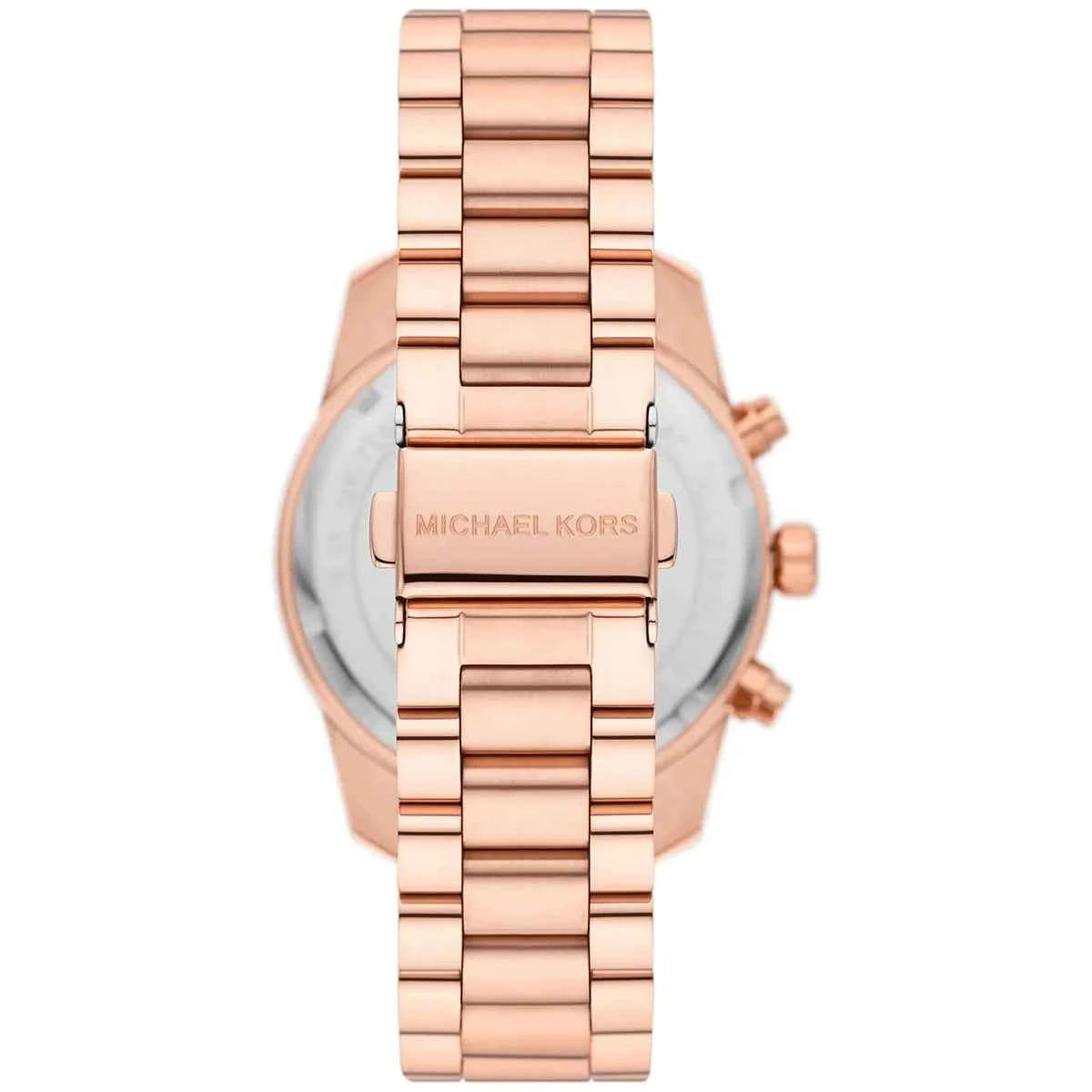 Michael Kors Lexington MK7242 Women's Rose Gold Dial Rose Gold Stainless Steel Chronograph Watch