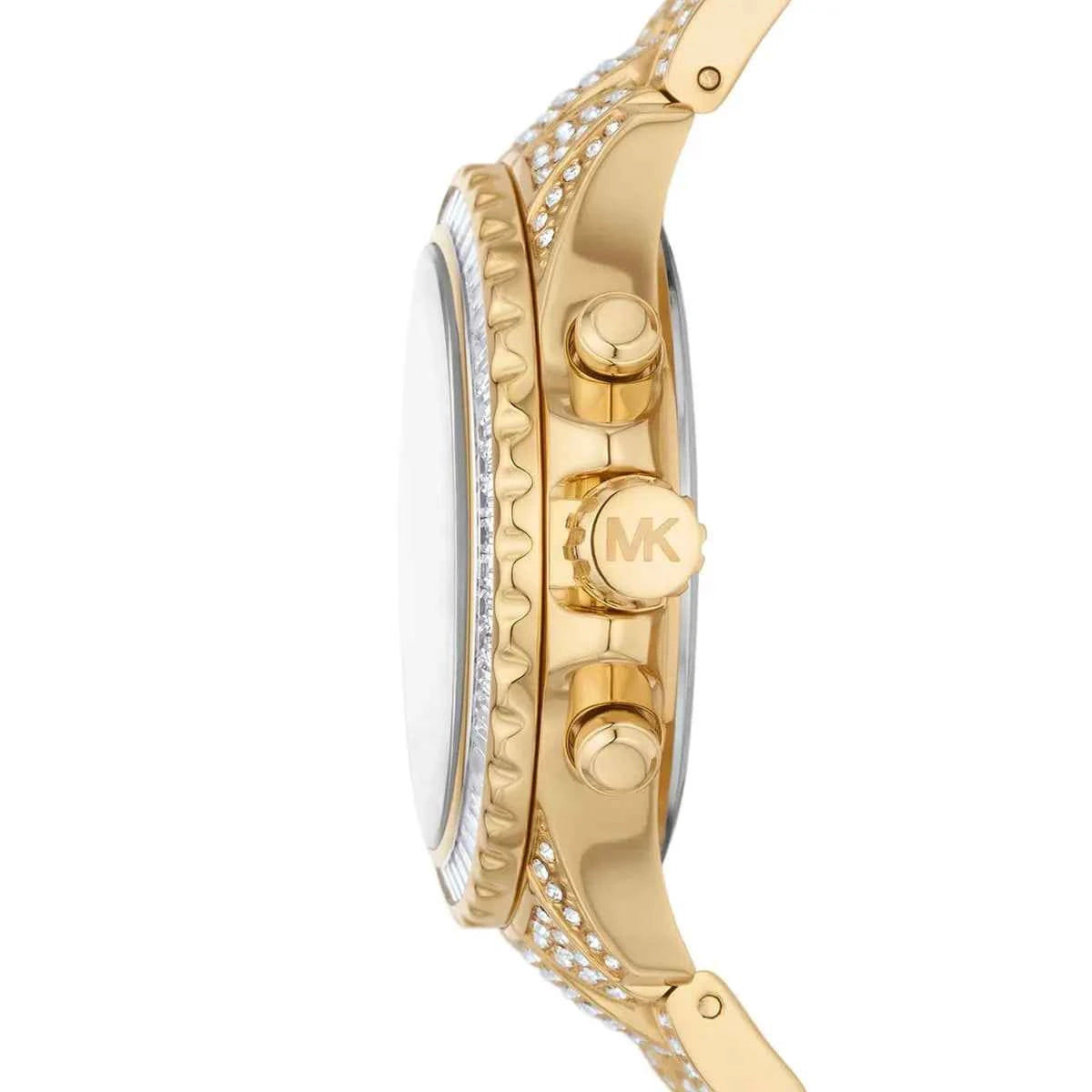 Michael Kors Everest MK7254 Women's Gold Dial Gold Stainless Steel Chronograph Watch