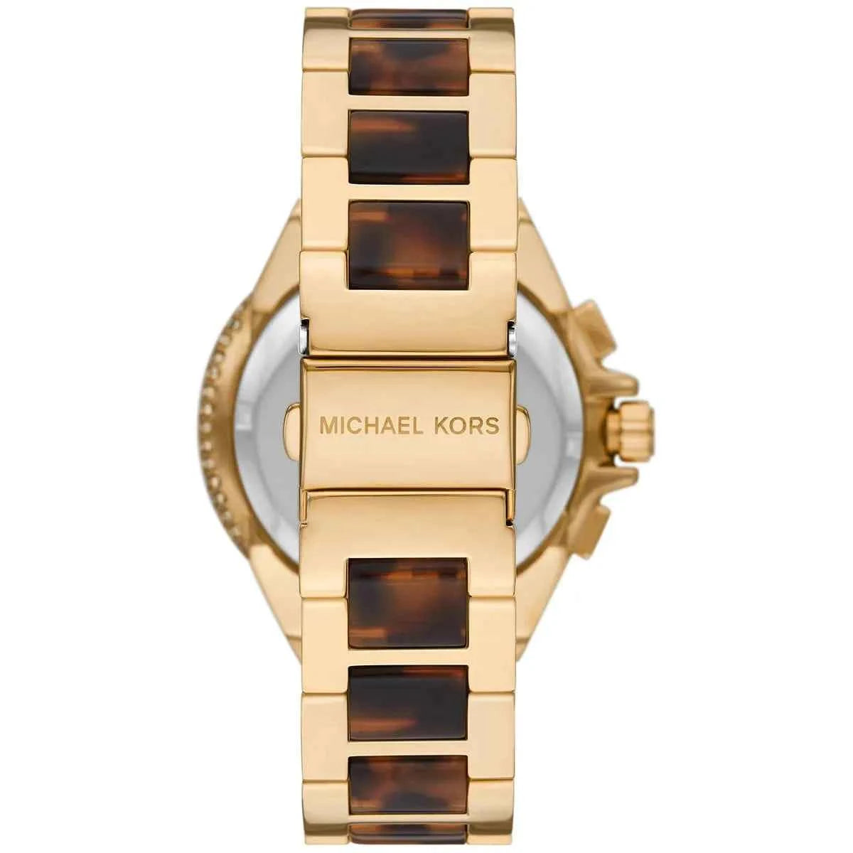 Michael Kors Camille MK7269 Women's Gold & Brown Dial Gold & Brown Stainless Steel Chronograph Watch