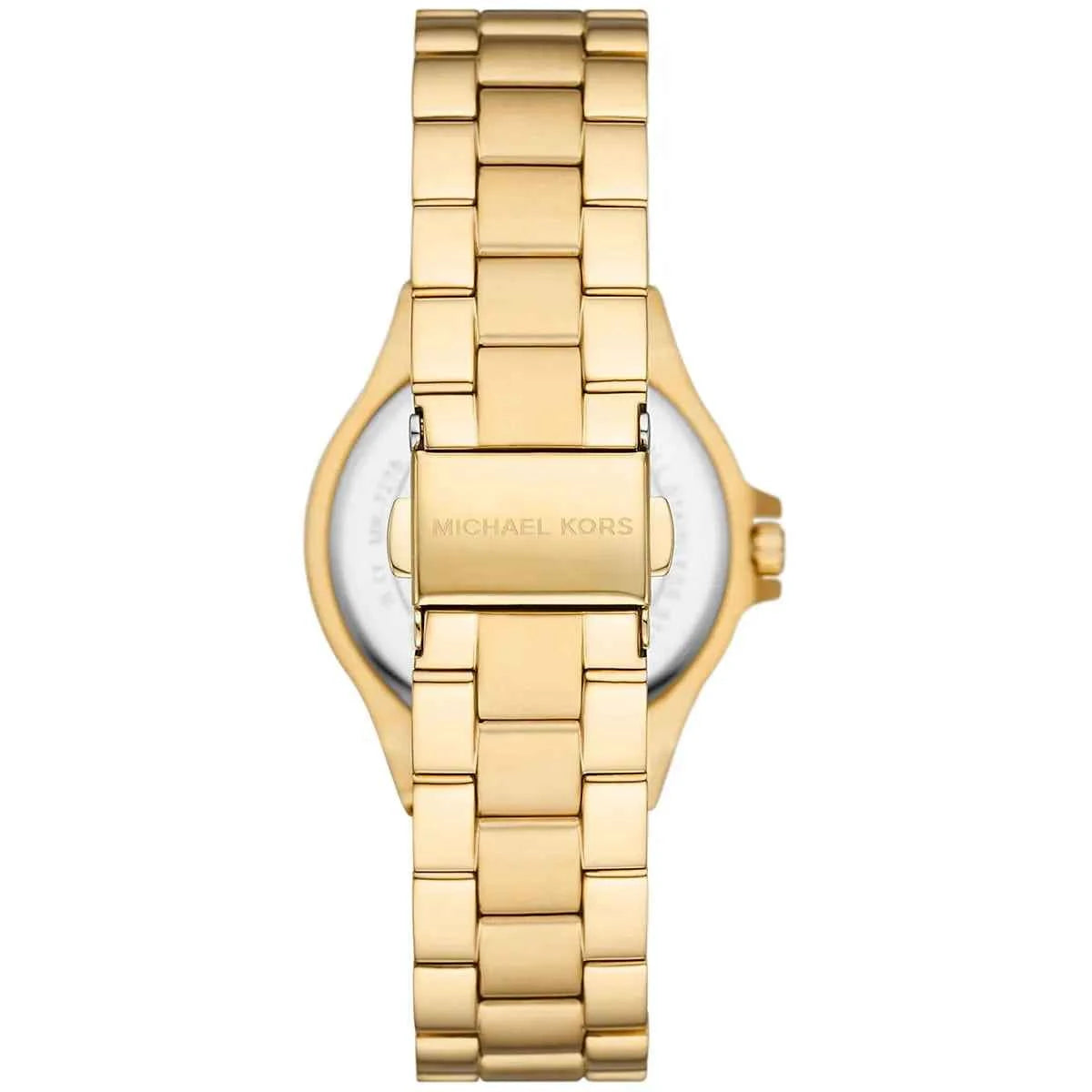 Michael Kors Lennox MK7278 Women's White Dial Gold Stainless Steel Watch