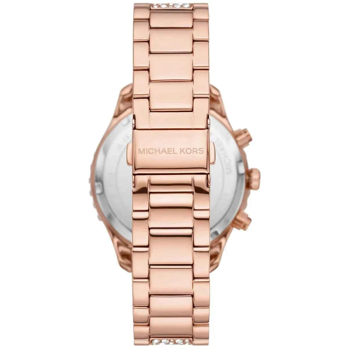 Michael Kors Layton MK7285 Women's Rose Gold Dial Rose Gold Stainless Steel Chronograph Watch