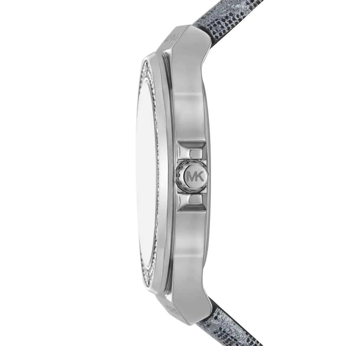 Michael Kors Lennox MK7309 Women's Black Dial Gray Leather Watch