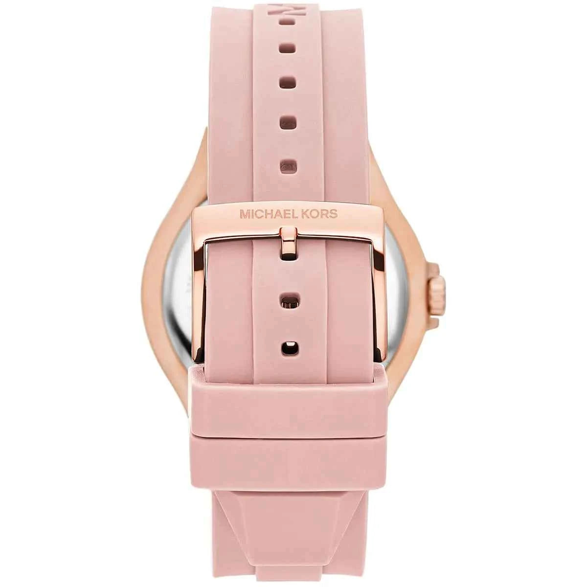 Michael Kors Camille MK7334 Women's White Dial Pink Silicone Watch