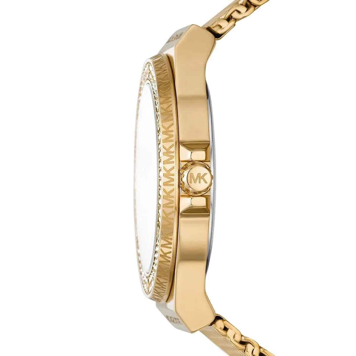 Michael Kors Lennox MK7335 Women's Gold Dial Gold Stainless Steel Watch