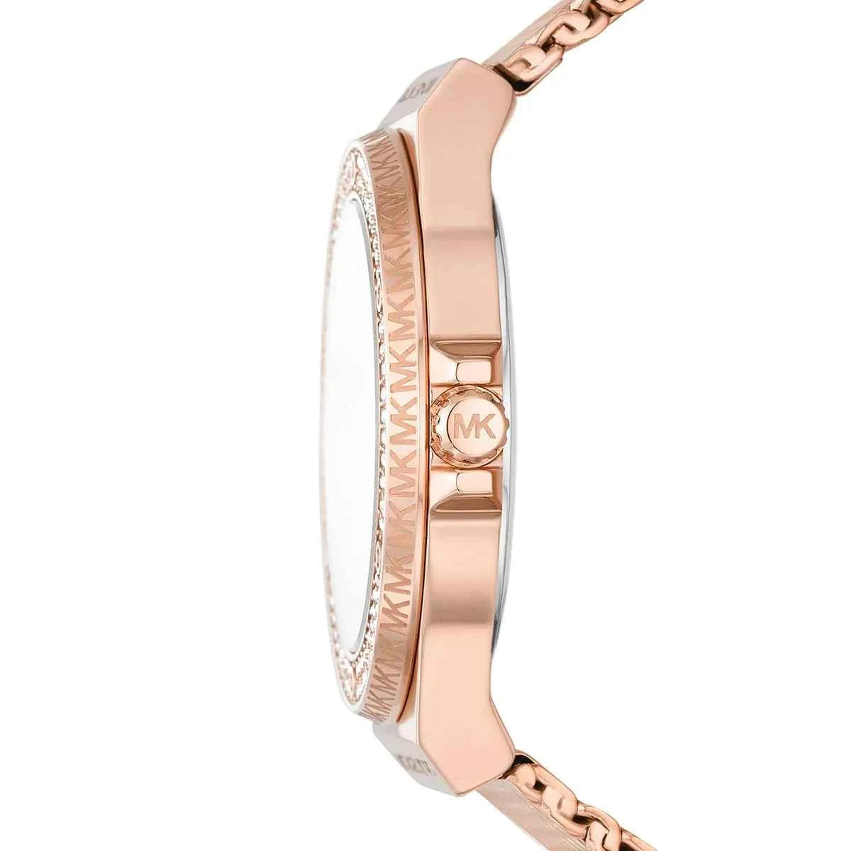 Michael Kors Lennox MK7336 Women's Rose Gold Dial Rose Gold Stainless Steel Watch